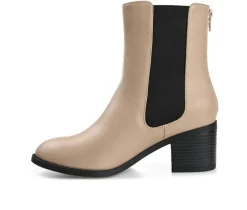 Discount Journee Collection Women's Tayshia Block Heel Chelsea Booties