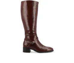 Hot Journee Collection Women's Rhianah Wide Width Wide Calf Knee High Boots