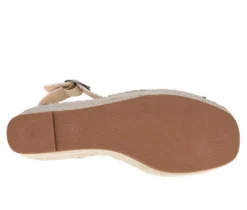 Sale Journee Collection Women's Crisie Wedges