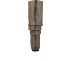 Sale Journee Collection Women's Jayne Wide Width-Wide Calf Knee High Boots