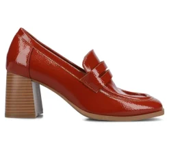 Online Journee Collection Women's Malleah Block Heel Loafers