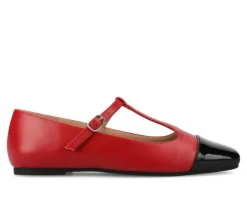 Clearance Journee Collection Women's Theah Mary Jane Flats