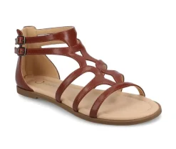 Outlet Journee Collection Women's Genneva Flat Sandals