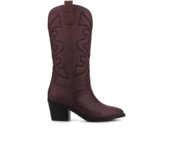 Online Journee Collection Women's Chantry Mid Calf Western Boots