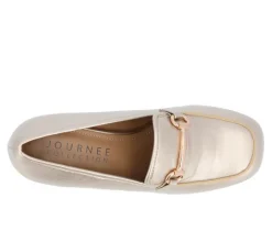 Sale Journee Collection Women's Nysaa Block Heel Loafers