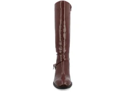 Journee Collection Women's Rhianah Wide Width Extra Wide Calf Knee High Boots