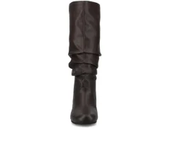 Best Journee Collection Women's Jayne Extra Wide Calf Knee High Boots