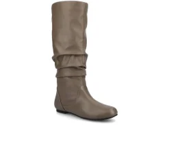 New Journee Collection Women's Jayne Extra Wide Calf Knee High Boots
