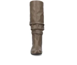 New Journee Collection Women's Jayne Extra Wide Calf Knee High Boots