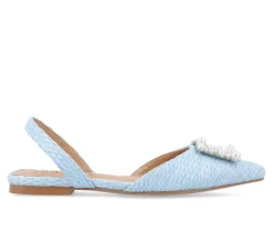 Sale Journee Collection Women's Hannae Slingback Mules