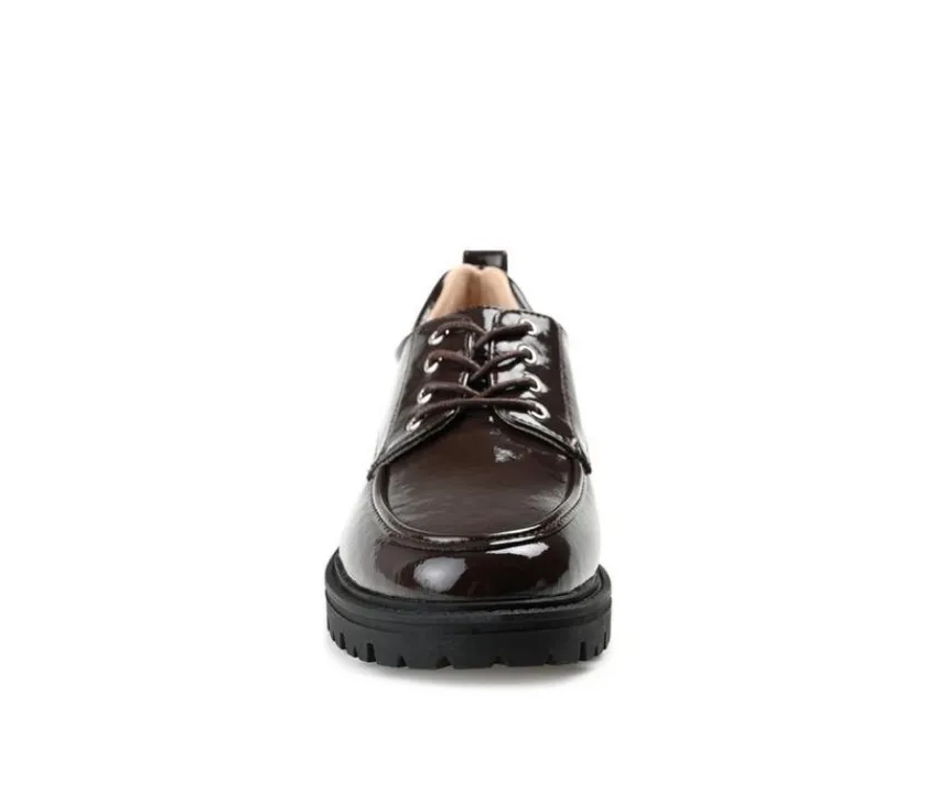 Online Journee Collection Women's Zina Lugged Oxfords