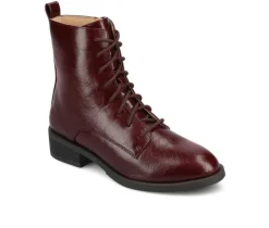 Online Journee Collection Women's Vienna Lace-Up Boots
