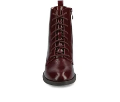 Online Journee Collection Women's Vienna Lace-Up Boots