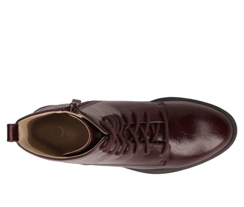 Online Journee Collection Women's Vienna Lace-Up Boots