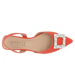 Outlet Journee Collection Women's Hannae Slingback Mules