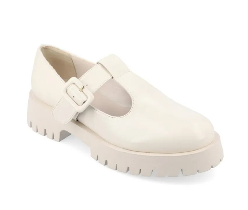 Outlet Journee Collection Women's Suvi Chunky T-Strap Mary Janes