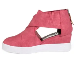 Discount Journee Collection Women's Seena Wedge Sneakers