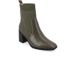 New Journee Collection Women's Harlowe Block Heel Booties
