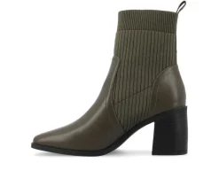 New Journee Collection Women's Harlowe Block Heel Booties