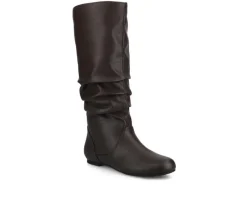Best Journee Collection Women's Jayne Wide Calf Knee High Boots