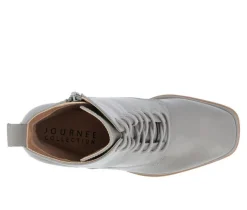 Best Journee Collection Women's Kalindi Lace Up Heeled Booties