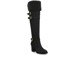 Sale Journee Collection Women's Alyza Knee High Boots