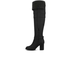 Sale Journee Collection Women's Alyza Knee High Boots