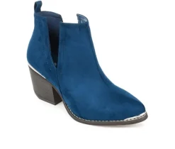 Journee Collection Women's Issla Side Slit Booties