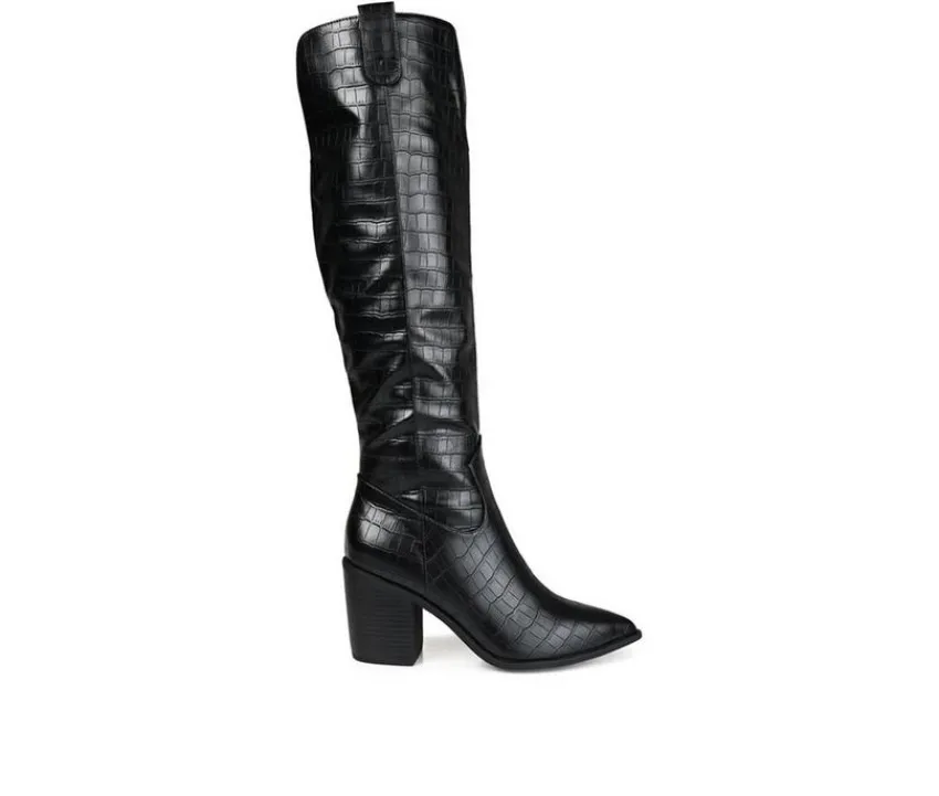 Hot Journee Collection Women's Therese Extra Wide Calf Over-The-Knee Boots