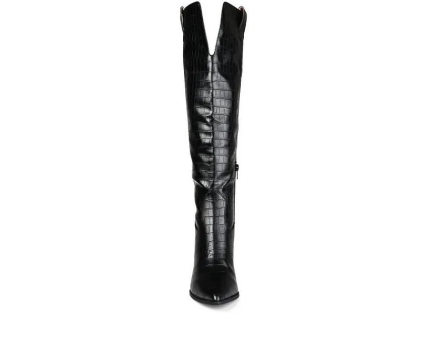 Hot Journee Collection Women's Therese Extra Wide Calf Over-The-Knee Boots