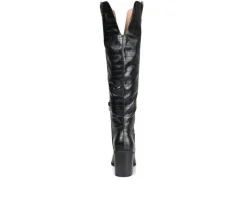 Hot Journee Collection Women's Therese Extra Wide Calf Over-The-Knee Boots