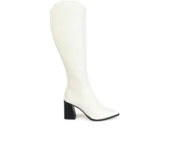Outlet Journee Signature Women's Laila Knee High Heeled Boots
