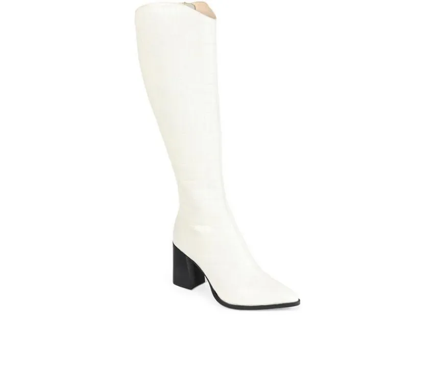 Outlet Journee Signature Women's Laila Knee High Heeled Boots