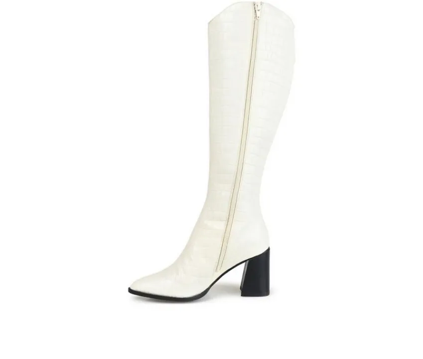 Outlet Journee Signature Women's Laila Knee High Heeled Boots