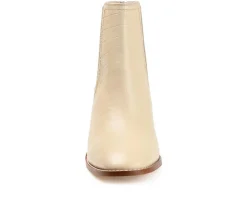 Hot Journee Signature Women's Tazlyn Heeled Chelsea Booties