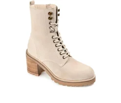 Hot Journee Signature Women's Malle Heeled Lace Up Boots