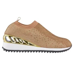 Hot Lady Couture Women's Bella Slip On Wedge Sneakers