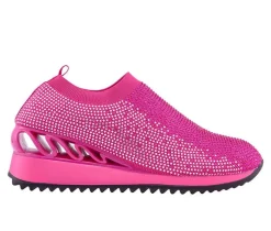 Lady Couture Women's Bella Slip On Wedge Sneakers