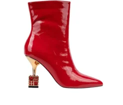 Hot Lady Couture Women's Crown Heeled Booties