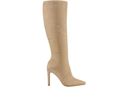 Sale Lady Couture Women's Diamond Knee High Stiletto Boots