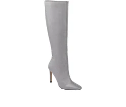 Online Lady Couture Women's Diamond Knee High Stiletto Boots