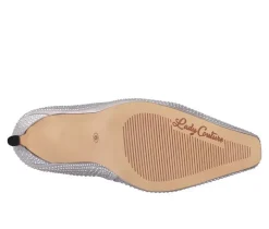 Online Lady Couture Women's Diamond Knee High Stiletto Boots