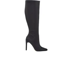 Hot Lady Couture Women's Diamond Knee High Stiletto Boots