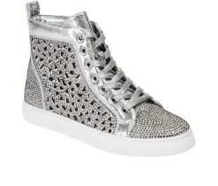 Lady Couture Women's New York High Top Fashion Sneakers