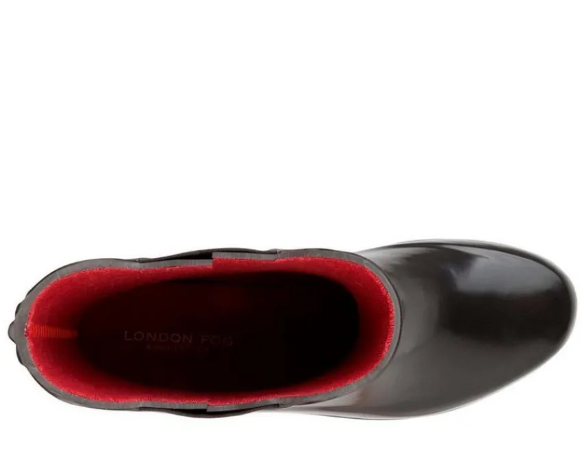 New London Fog Women's Piccadilly Chelsea Rain Boots