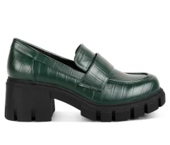 New London Rag Women's Benz Heeled Loafers