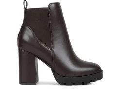 Outlet London Rag Women's Bolt Block Heel Chelsea Booties