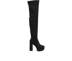Best London Rag Women's Bubble Platform Knee High Boots