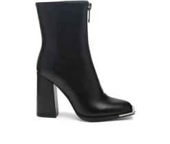 Outlet London Rag Women's Flower Blade Block Heel Booties