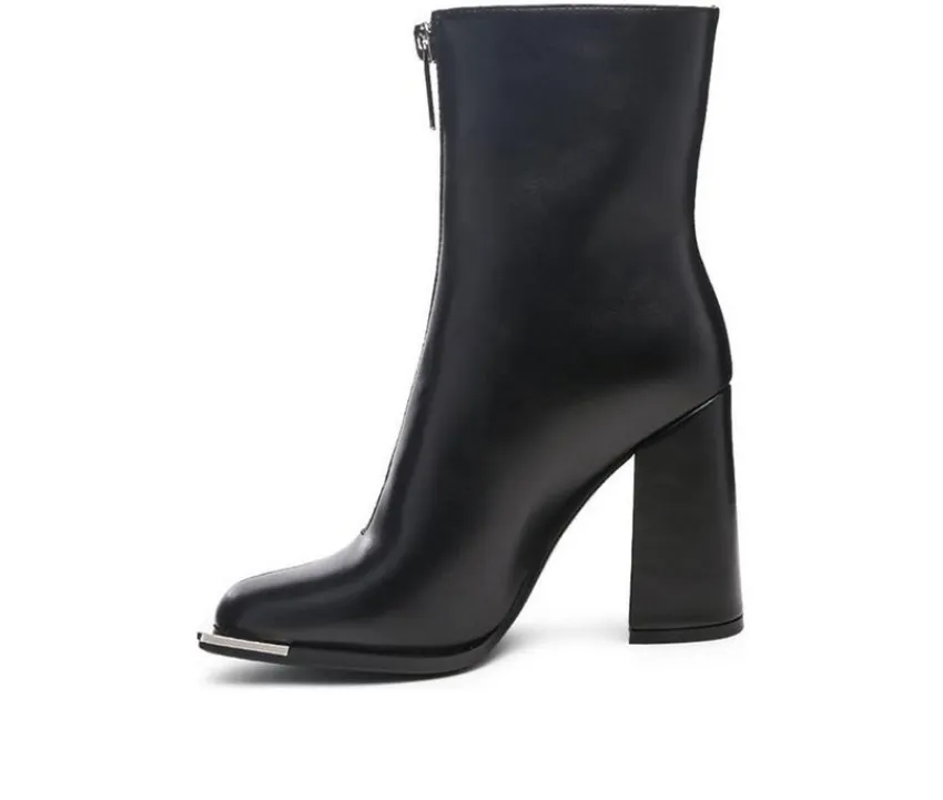 Outlet London Rag Women's Flower Blade Block Heel Booties